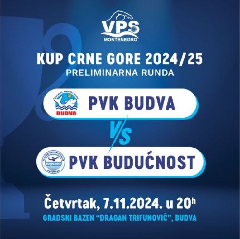 Vaterpolisti Budve dočekuju Budućnost na otvaranju domaće scene