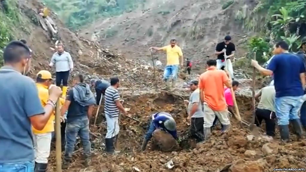 Najmanje 14 mrtvih u klizištima u Kolumbiji