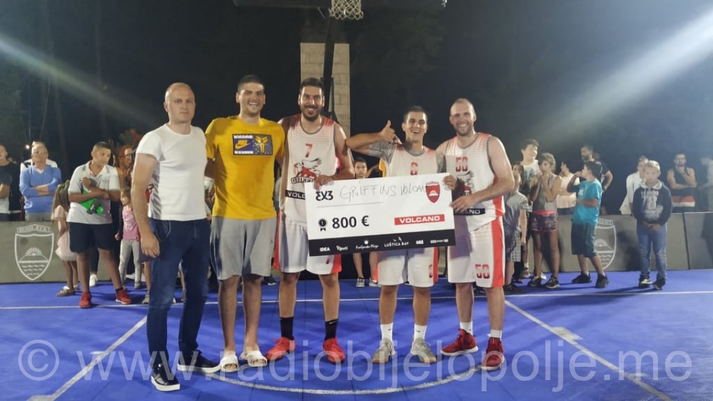 Griffins Volcano pobjednik FIBA basket turnira ,,3x3 Montenegro“