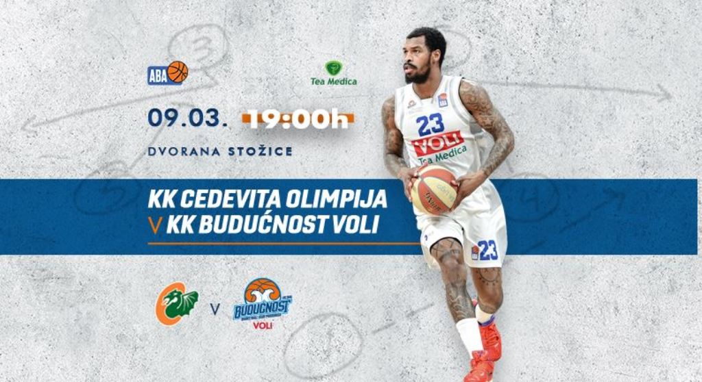 Košarkaši Budućnosti Voli večeras gostuju Cedevita Olimpiji